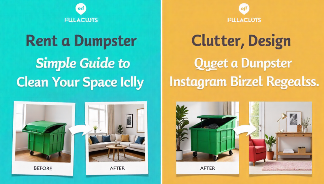 Rent a Dumpster: Simple Guide to Clean Your Space Easily